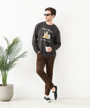 【汗染みの目立ちにくいTシャツ ZEROSTAIN/ゼロステイン】カートゥーン ヴィンテージ風プリント ビッグシルエット ロンT 防汚 ＵＶカット