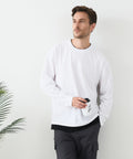 【汗染みの目立ちにくいTシャツ ZEROSTAIN/ゼロステイン】フェイクレイヤードＢＩＧロンＴ 防汚 ＵＶカット