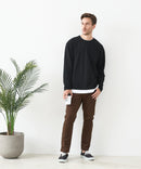 【汗染みの目立ちにくいTシャツ ZEROSTAIN/ゼロステイン】フェイクレイヤードＢＩＧロンＴ 防汚 ＵＶカット