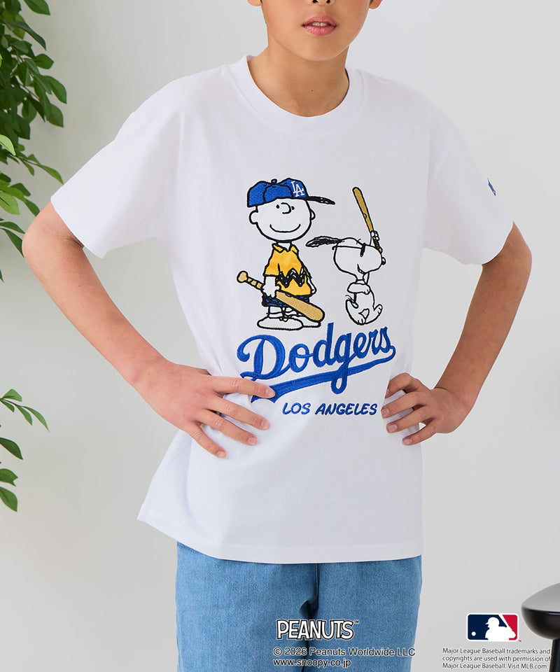 PEANUTS×MLB】オリジナルデザイン KIDS Tシャツ 刺繍 130cm～160cm