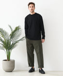 【汗染みの目立ちにくいTシャツ ZEROSTAIN /ゼロステイン】モックネック ロンT 防汚 ＵＶカット