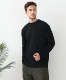 【汗染みの目立ちにくいTシャツ ZEROSTAIN /ゼロステイン】モックネック ロンT 防汚 ＵＶカット