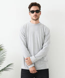 【汗染みの目立ちにくいTシャツ ZEROSTAIN /ゼロステイン】モックネック ロンT 防汚 ＵＶカット