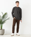 【汗染みの目立ちにくいTシャツ ZEROSTAIN /ゼロステイン】モックネック ロンT 防汚 ＵＶカット