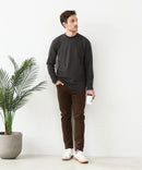 【汗染みの目立ちにくいTシャツ ZEROSTAIN /ゼロステイン】モックネック ロンT 防汚 ＵＶカット