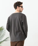 【汗染みの目立ちにくいTシャツ ZEROSTAIN/ゼロステイン】キーネック ロンT 防汚 ＵＶカット