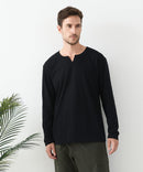 【汗染みの目立ちにくいTシャツ ZEROSTAIN/ゼロステイン】キーネック ロンT 防汚 ＵＶカット