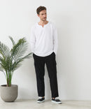 【汗染みの目立ちにくいTシャツ ZEROSTAIN/ゼロステイン】キーネック ロンT 防汚 ＵＶカット