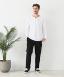 【汗染みの目立ちにくいTシャツ ZEROSTAIN/ゼロステイン】キーネック ロンT 防汚 ＵＶカット