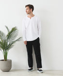 【汗染みの目立ちにくいTシャツ ZEROSTAIN/ゼロステイン】キーネック ロンT 防汚 ＵＶカット