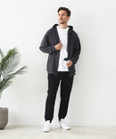 接触冷感 COOLスムース フルジップパーカー 【Blue Standard/ブルースタンダード】冷房対策 紫外線対策 日差し対策 夏