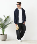 接触冷感 COOLスムース フルジップパーカー 【Blue Standard/ブルースタンダード】冷房対策 紫外線対策 日差し対策 夏