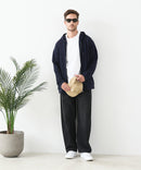 接触冷感 COOLスムース フルジップパーカー 【Blue Standard/ブルースタンダード】冷房対策 紫外線対策 日差し対策 夏