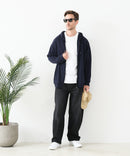 接触冷感 COOLスムース フルジップパーカー 【Blue Standard/ブルースタンダード】冷房対策 紫外線対策 日差し対策 夏