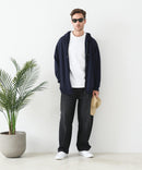 接触冷感 COOLスムース フルジップパーカー 【Blue Standard/ブルースタンダード】冷房対策 紫外線対策 日差し対策 夏