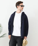 接触冷感 COOLスムース フルジップパーカー 【Blue Standard/ブルースタンダード】冷房対策 紫外線対策 日差し対策 夏