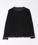 【C-FORT POINT/フォートポイント】ハイネック メロウ配色 プルオーバートップス