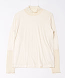 【C-FORT POINT/フォートポイント】シアー 切り替え ハイネック プルオーバー