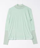 【C-FORT POINT/フォートポイント】シアー 切り替え ハイネック プルオーバー