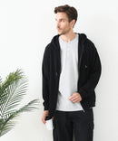 接触冷感 COOLスムース フルジップパーカー 【Blue Standard/ブルースタンダード】冷房対策 紫外線対策 日差し対策 夏