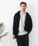 接触冷感 COOLスムース フルジップパーカー 【Blue Standard/ブルースタンダード】冷房対策 紫外線対策 日差し対策 夏