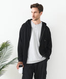 接触冷感 COOLスムース フルジップパーカー 【Blue Standard/ブルースタンダード】冷房対策 紫外線対策 日差し対策 夏