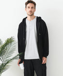 接触冷感 COOLスムース フルジップパーカー 【Blue Standard/ブルースタンダード】冷房対策 紫外線対策 日差し対策 夏