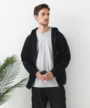 接触冷感 COOLスムース フルジップパーカー 【Blue Standard/ブルースタンダード】冷房対策 紫外線対策 日差し対策 夏