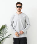 【汗染みの目立ちにくいTシャツ ZEROSTAIN/ゼロステイン】ヘンリーネック ロンT 防汚 ＵＶカット