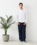 【汗染みの目立ちにくいTシャツ ZEROSTAIN/ゼロステイン】ヘンリーネック ロンT 防汚 ＵＶカット