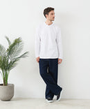 【汗染みの目立ちにくいTシャツ ZEROSTAIN/ゼロステイン】ヘンリーネック ロンT 防汚 ＵＶカット