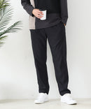 【BLUE STANDARD/ブルースタンダード】快適！スーパーストレッチ起毛イージーパンツ レギュラーストレート 暖パン イージーケア ウエストゴム UVカット