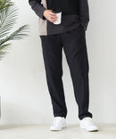 【BLUE STANDARD/ブルースタンダード】快適！スーパーストレッチ起毛イージーパンツ レギュラーストレート 暖パン イージーケア ウエストゴム UVカット