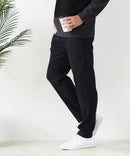 【BLUE STANDARD/ブルースタンダード】快適！スーパーストレッチ起毛イージーパンツ レギュラーストレート 暖パン イージーケア ウエストゴム UVカット