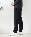 【BLUE STANDARD/ブルースタンダード】快適！スーパーストレッチ起毛イージーパンツ レギュラーストレート 暖パン イージーケア ウエストゴム UVカット