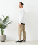 【BLUE STANDARD/ブルースタンダード】快適！スーパーストレッチ起毛イージーパンツ レギュラーストレート 暖パン イージーケア ウエストゴム UVカット