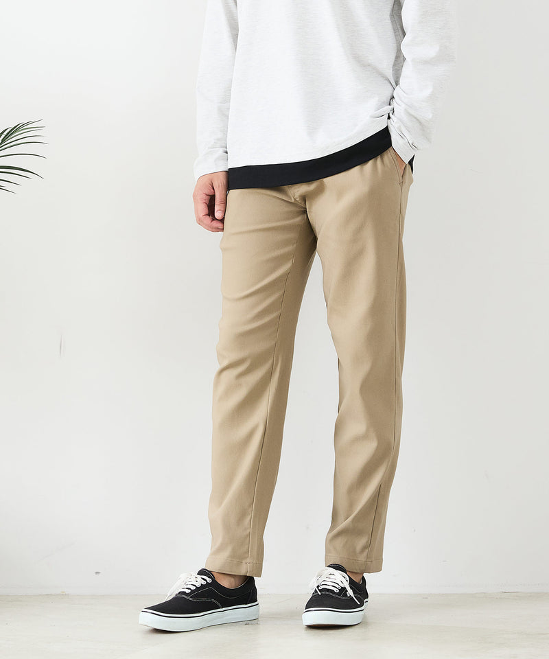 【BLUE STANDARD/ブルースタンダード】快適！スーパーストレッチ起毛イージーパンツ レギュラーストレート 暖パン イージーケア ウエストゴム UVカット