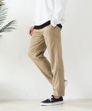 【BLUE STANDARD/ブルースタンダード】快適！スーパーストレッチ起毛イージーパンツ レギュラーストレート 暖パン イージーケア ウエストゴム UVカット