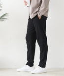 【BLUE STANDARD/ブルースタンダード】快適！スーパーストレッチ起毛イージーパンツ レギュラーストレート 暖パン イージーケア ウエストゴム UVカット