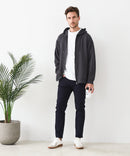 【BLUE STANDARD/ブルースタンダード】快適！スーパーストレッチ起毛パンツ レギュラーストレート 暖パン イージーケア 前開き ウエストゴム UVカット