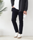 【BLUE STANDARD/ブルースタンダード】快適！スーパーストレッチ起毛パンツ レギュラーストレート 暖パン イージーケア 前開き ウエストゴム UVカット