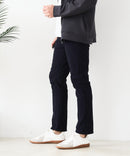 【BLUE STANDARD/ブルースタンダード】快適！スーパーストレッチ起毛パンツ レギュラーストレート 暖パン イージーケア 前開き ウエストゴム UVカット