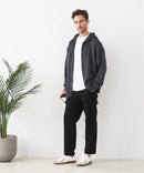 【BLUE STANDARD/ブルースタンダード】快適！スーパーストレッチ起毛カーゴパンツ 暖パン イージーケア 前開き ウエストゴム UVカット