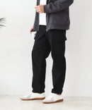 【BLUE STANDARD/ブルースタンダード】快適！スーパーストレッチ起毛カーゴパンツ 暖パン イージーケア 前開き ウエストゴム UVカット