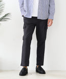 【BLUE STANDARD/ブルースタンダード】快適！スーパーストレッチ起毛カーゴパンツ 暖パン イージーケア 前開き ウエストゴム UVカット