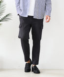 【BLUE STANDARD/ブルースタンダード】快適！スーパーストレッチ起毛カーゴパンツ 暖パン イージーケア 前開き ウエストゴム UVカット