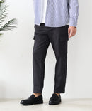 【BLUE STANDARD/ブルースタンダード】快適！スーパーストレッチ起毛カーゴパンツ 暖パン イージーケア 前開き ウエストゴム UVカット