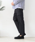 【BLUE STANDARD/ブルースタンダード】快適！スーパーストレッチ起毛カーゴパンツ 暖パン イージーケア 前開き ウエストゴム UVカット