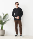 【汗染みの目立ちにくいTシャツ ZEROSTAIN/ゼロステイン】クルーネック 胸ポケットロンT 防汚 ＵＶカット