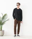 【汗染みの目立ちにくいTシャツ ZEROSTAIN/ゼロステイン】クルーネック 胸ポケットロンT 防汚 ＵＶカット